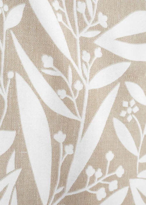 Catherine Lansfield Sorrel Leaf Reversible Duvet Cover Set Natural - Single Image 4