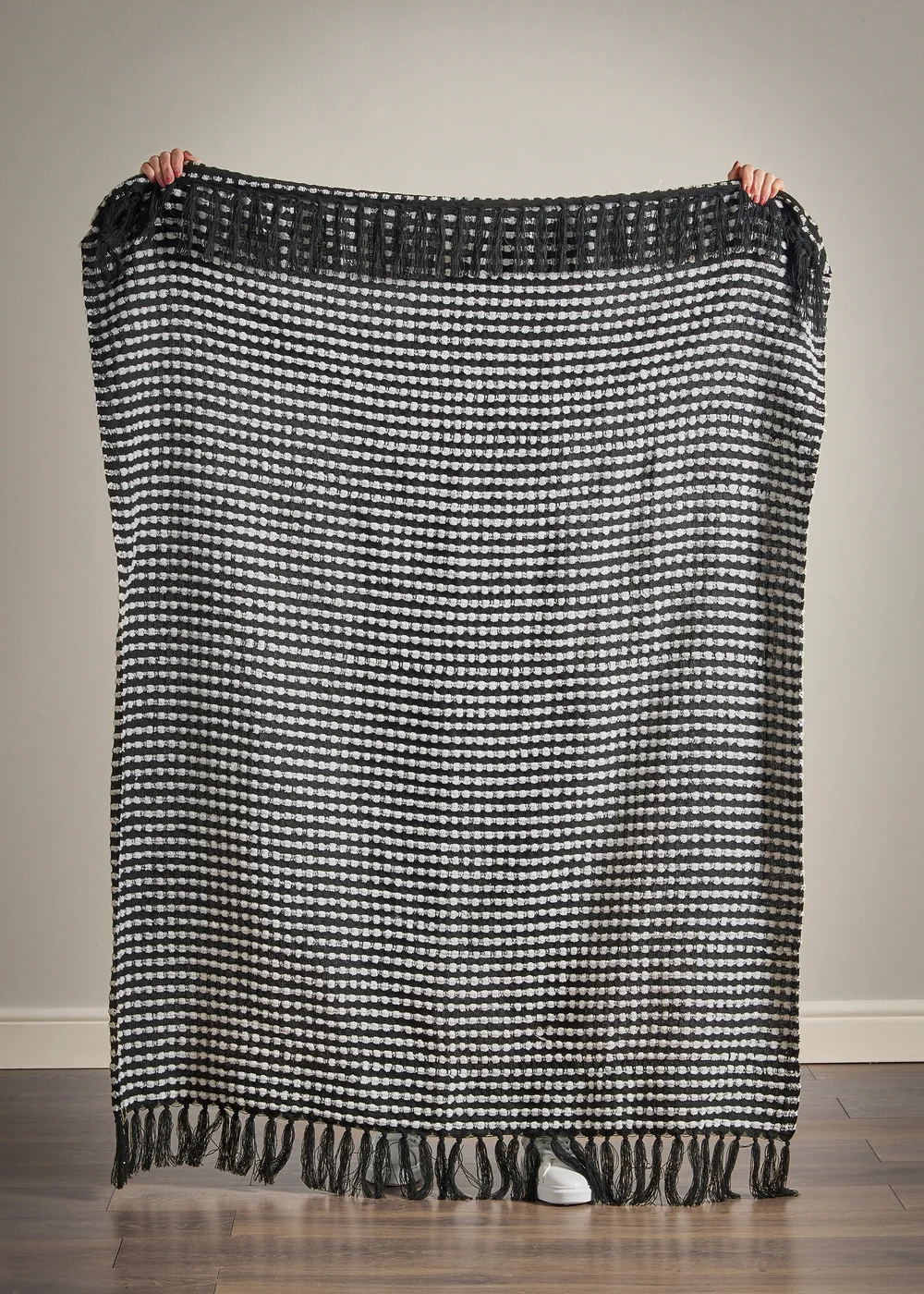 Catherine Lansfield Stab Stitch Blanket Throw (125x150cm) - One Size Image 4