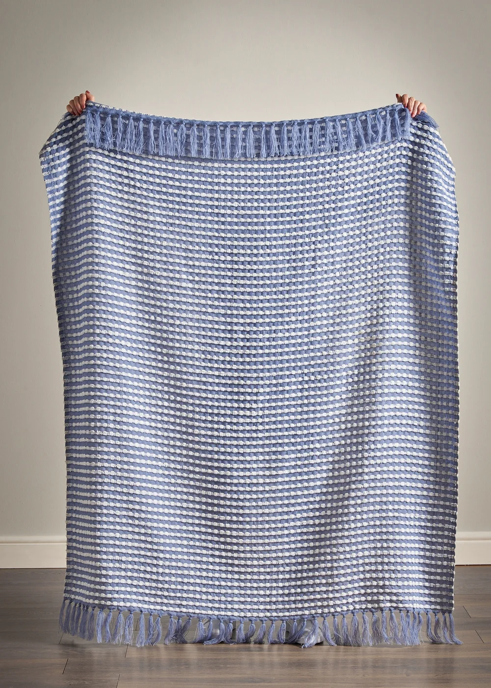 Catherine Lansfield Stab Stitch Blanket Throw (125x150cm) - One Size Image 4