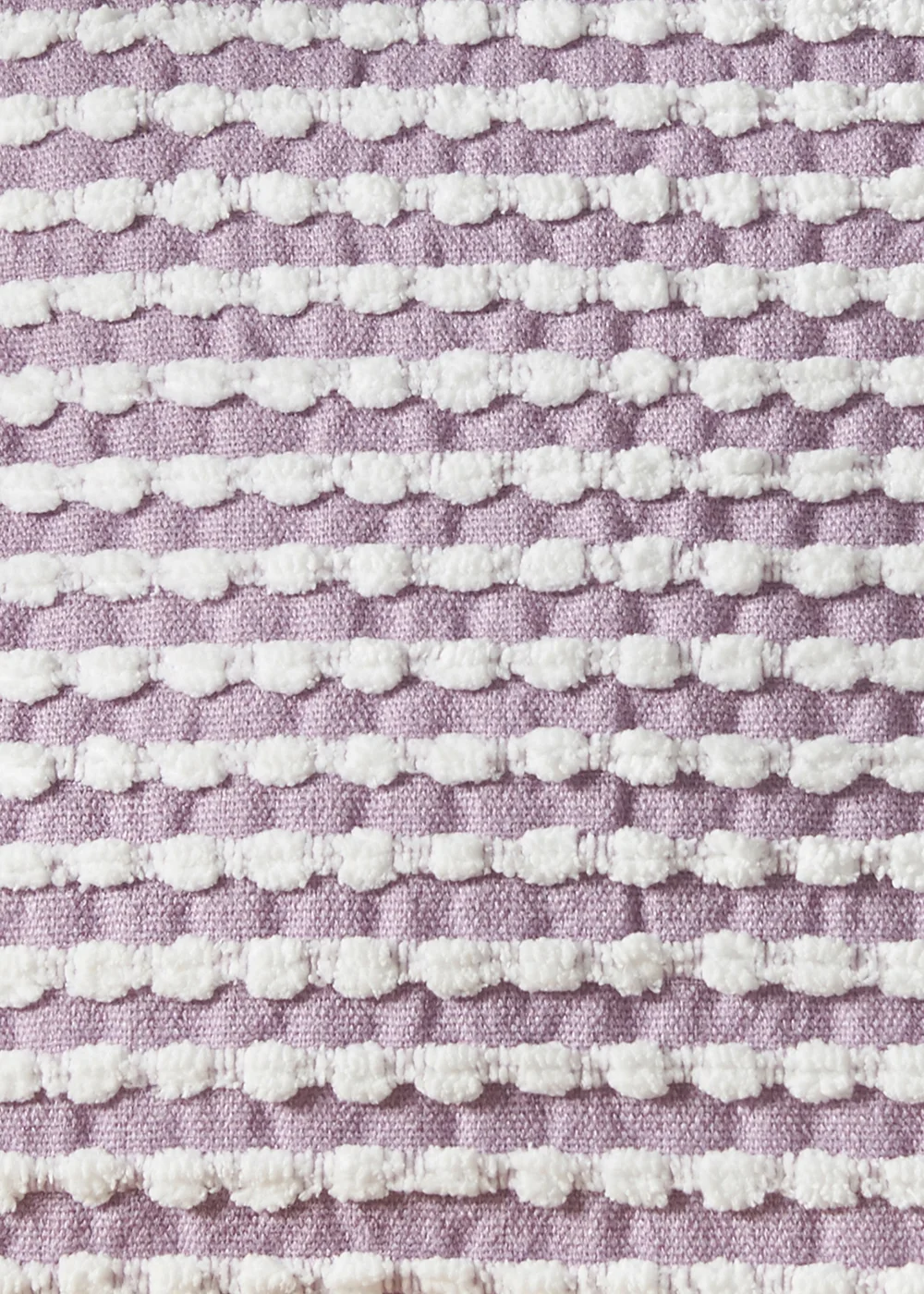 Catherine Lansfield Stab Stitch 43x43cm Cushion Lilac - 43W X 43D Image 4