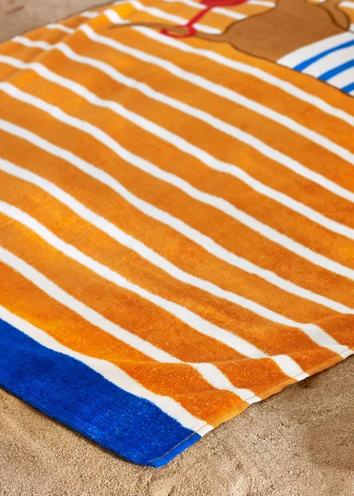 Catherine Lansfield Hot Dog Cotton Beach Towel - One Size Image 2