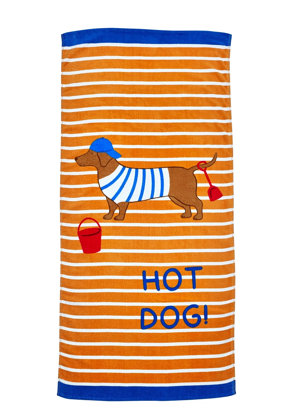Catherine Lansfield Hot Dog Cotton Beach Towel - One Size Image 3