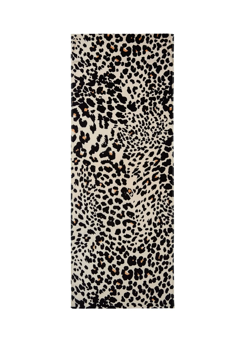 Catherine Lansfield Leopard Cotton Beach Sun Lounger Towel - One Size Image 2