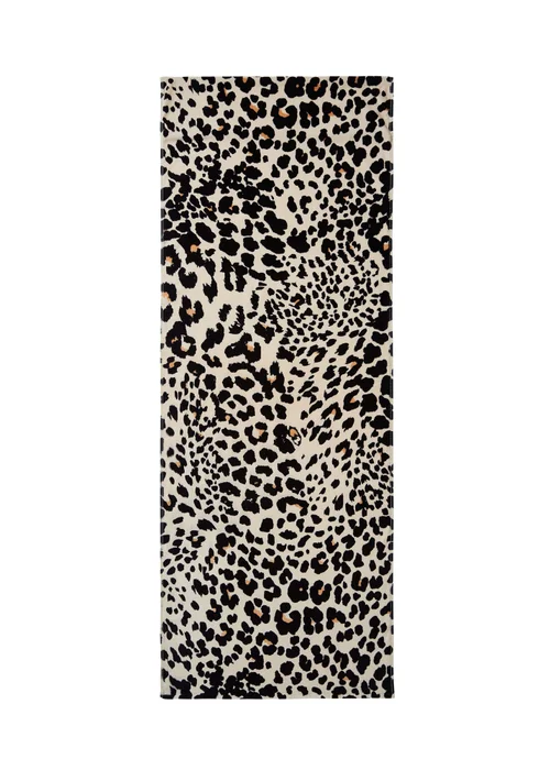 Catherine Lansfield Leopard Cotton Beach Sun Lounger Towel - One Size Image 2