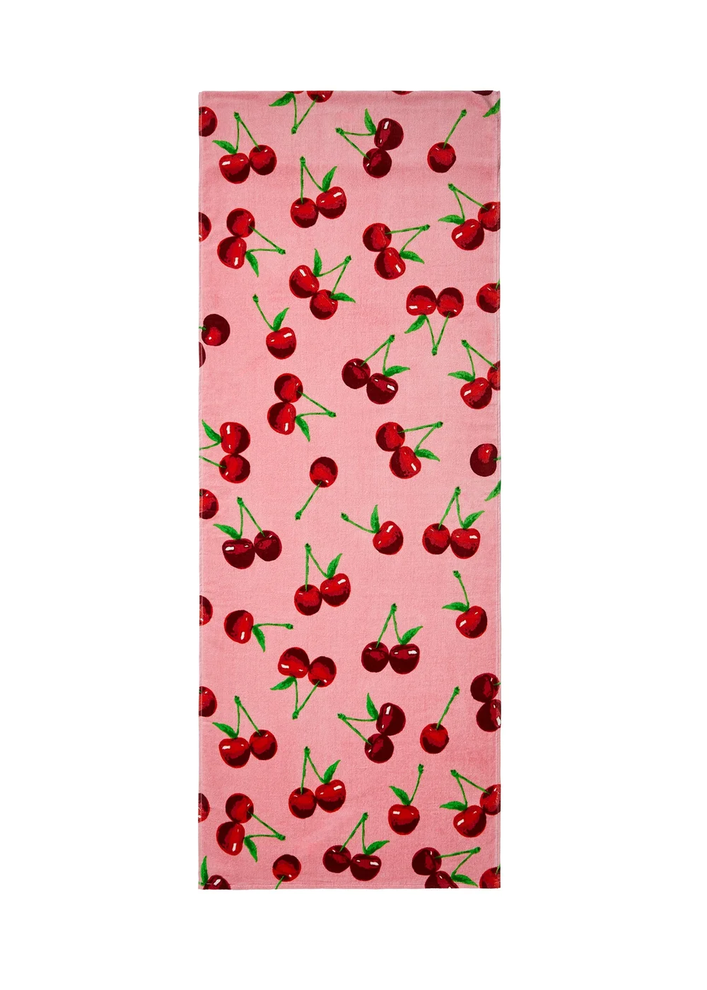 Catherine Lansfield Cherries Cotton Beach Sun Lounger Towel - One Size Image 2