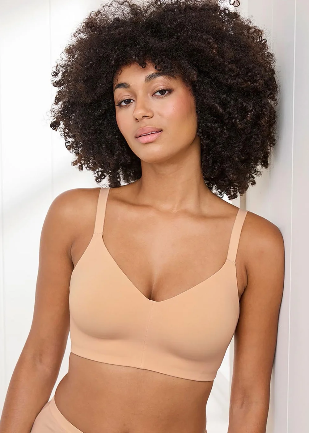 Cotton Traders Multi 2 Pack Abby Non-Wired Comfort Fit Bras - 38DD Image 3
