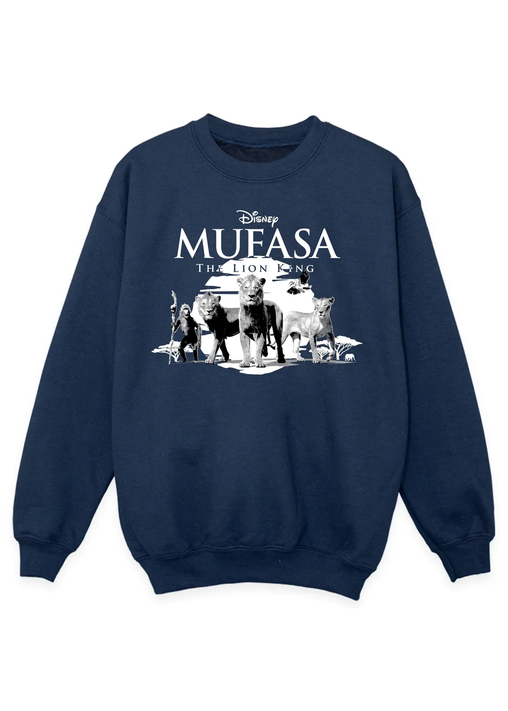 Disney Mufasa Sunset Boys Navy Sweatshirt (3-13 Years) - 3-4 Yrs Image 1