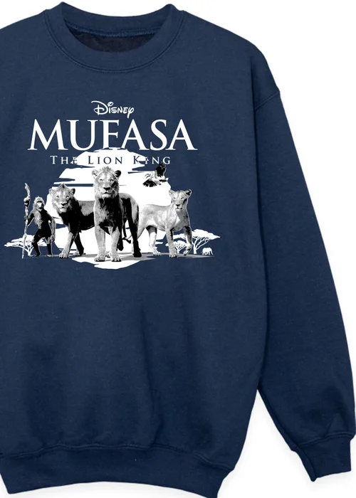 Disney Mufasa Sunset Boys Navy Sweatshirt (3-13 Years) - 3-4 Yrs Image 2