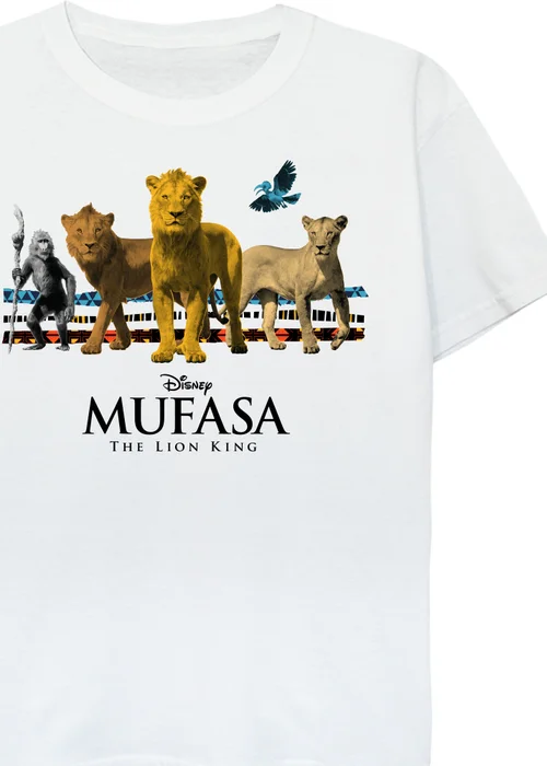 Disney Mufasa Group Boys White T-Shirt (3-13 Years) - 3-4 Yrs Image 2
