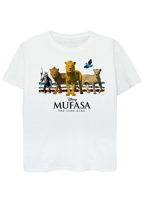 Disney Mufasa Group Boys White T-Shirt (3-13 Years) - 3-4 Yrs Image 1