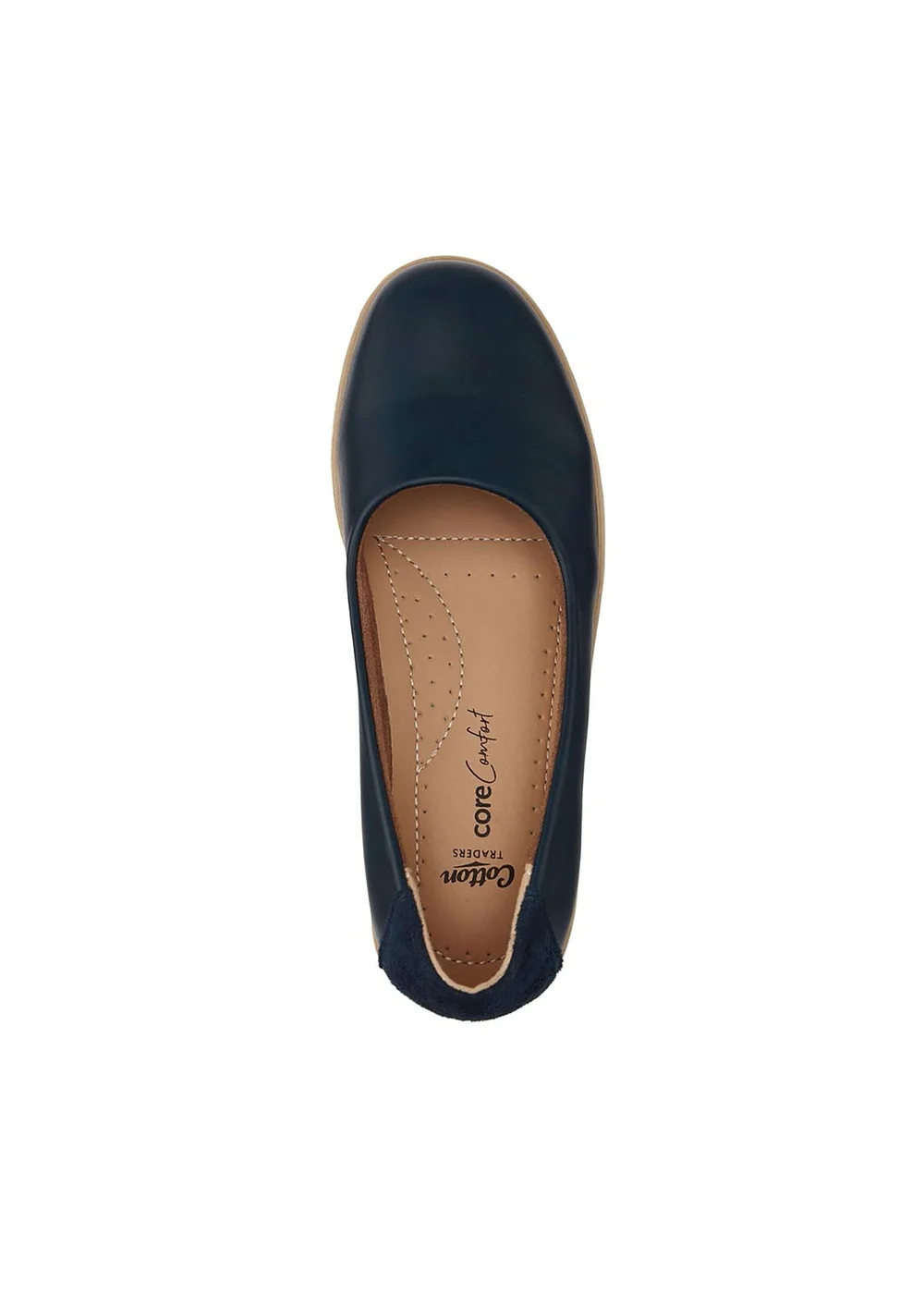Cotton Traders Dark Blue Core Comfort Flexisole Shoes - 4 Image 2