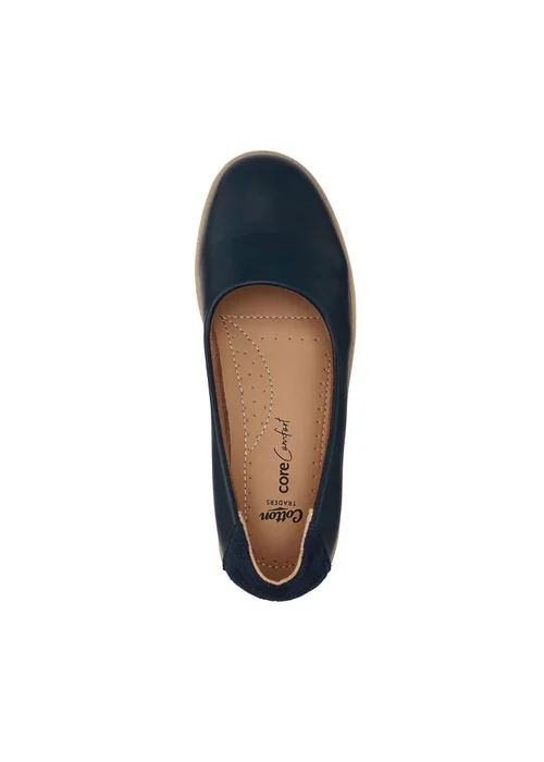 Cotton Traders Dark Blue Core Comfort Flexisole Shoes - 4 Image 2