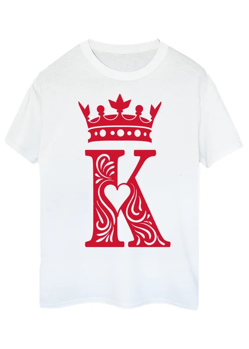 Brands In King Of Hearts Adult White Graphic T-Shirt - S Image 1