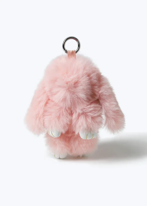 Pink Bunny Keychain - One Size Image 1