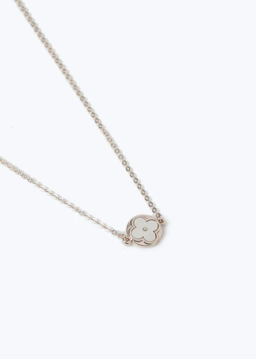 Muse Gold Flower Necklace - One Size Image 2