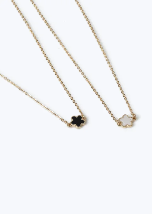 2 Pack Muse Flower Necklaces - One Size Image 2
