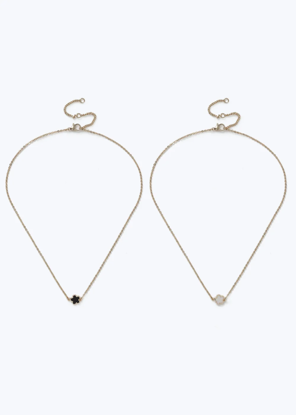 2 Pack Muse Flower Necklaces - One Size Image 1