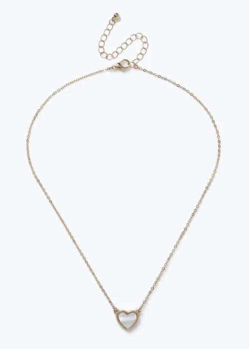 Muse Gold Heart Necklace - One Size Image 1