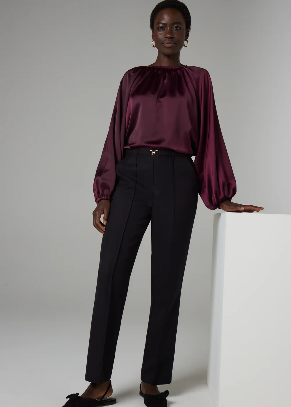 Et Vous Black Snaffle Trousers - 22/L29 Image 1
