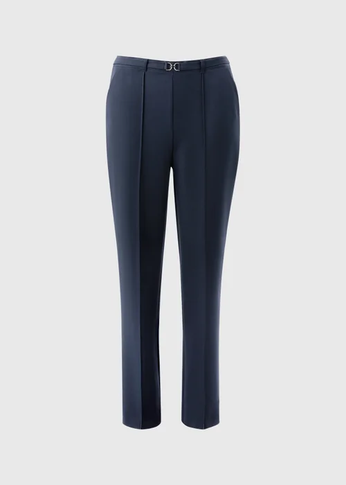 Et Vous Navy Snaffle Trousers - 22/L29 Image 4