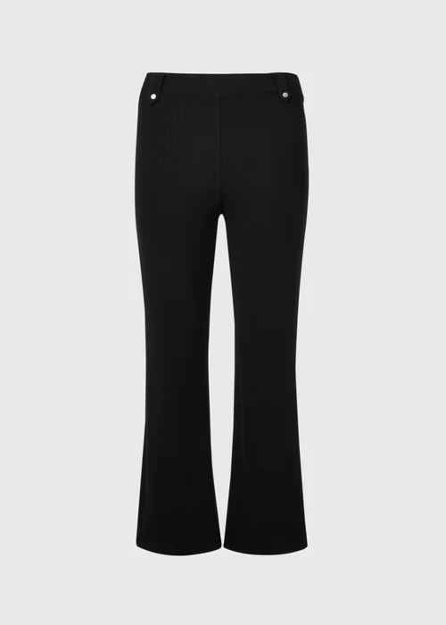 Navy Rib Petite Trousers - 18/l27 Image 3