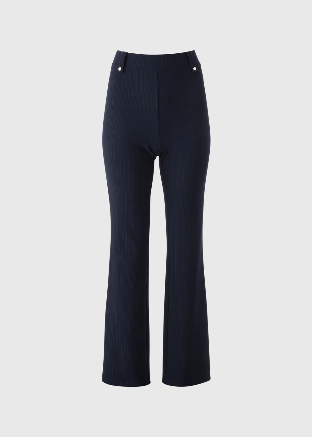 Long Navy Bootcut Trousers - 18/L33 Image 3
