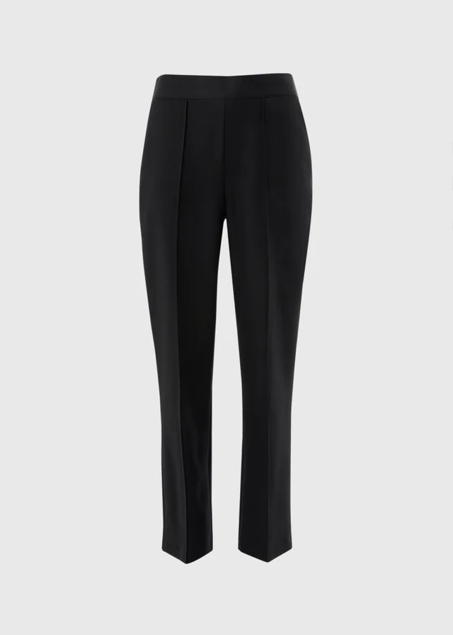 Et Vous Long Navy Straight Leg Trousers