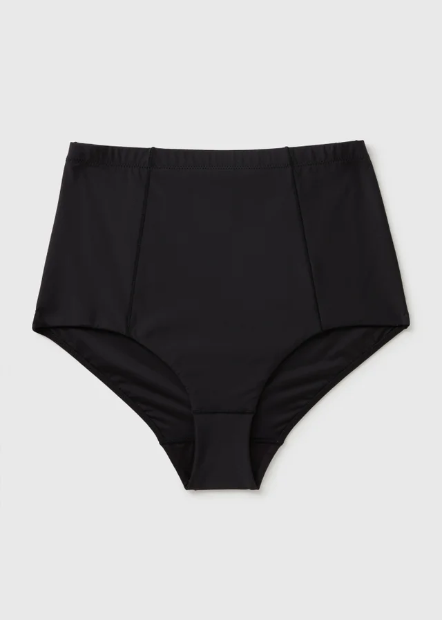 Black High Waisted Shapewear Smoothing Briefs