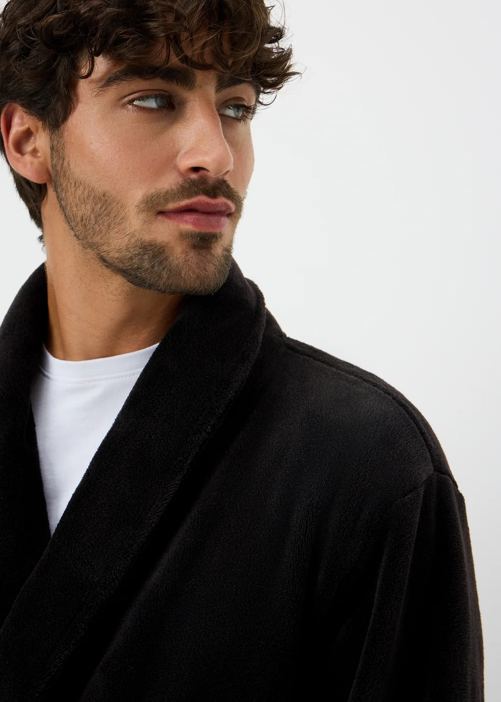 black dressing gown All Black Dressing Gown The Oodie