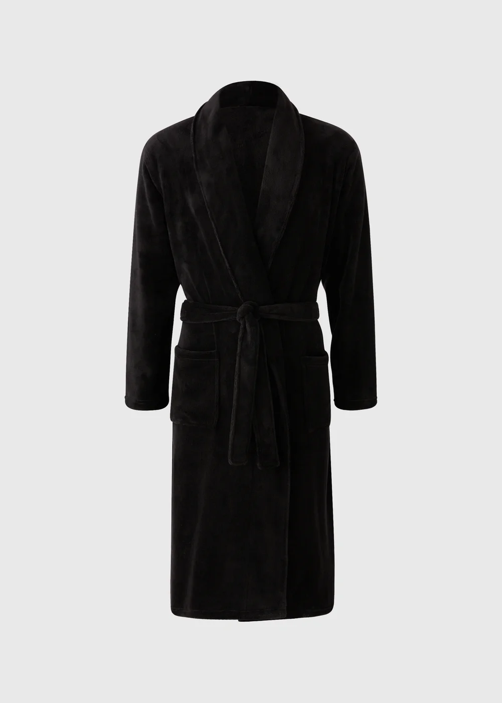 Black Dressing Gown - Small Image 3
