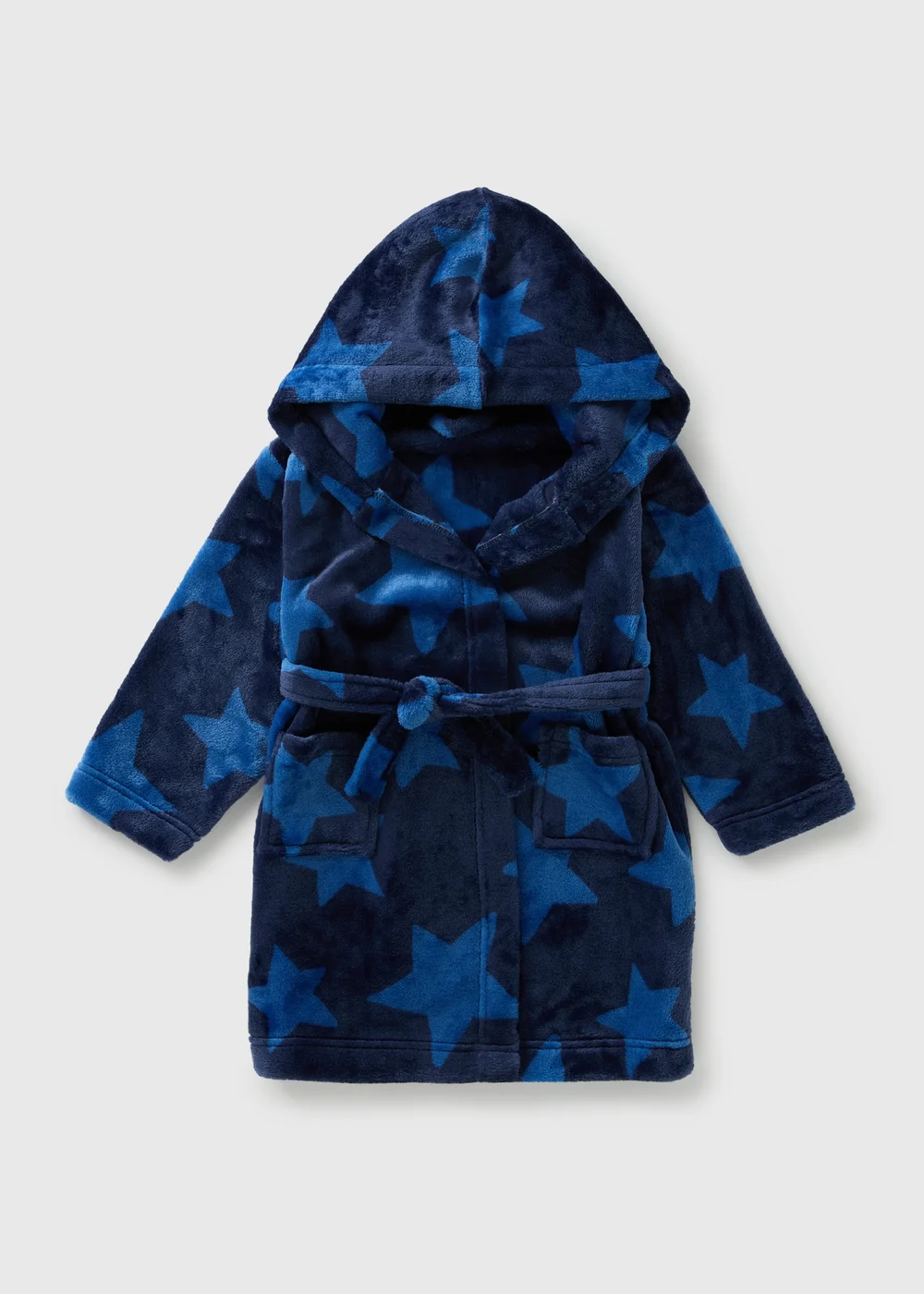 Boys Blue Star Dressing Gown (1-13yrs) - 1 to 1 half years | Matalan Boys Blue Star Dressing Gown (1-13yrs) - 1 to 1 half years | Matalan