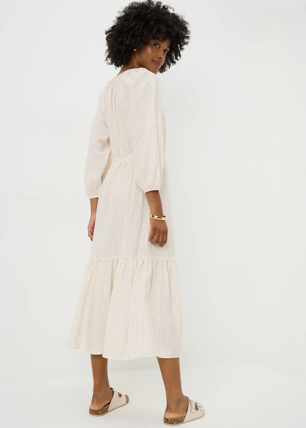Pink Stripe Raglan Shirt Dress - 20 Image 1