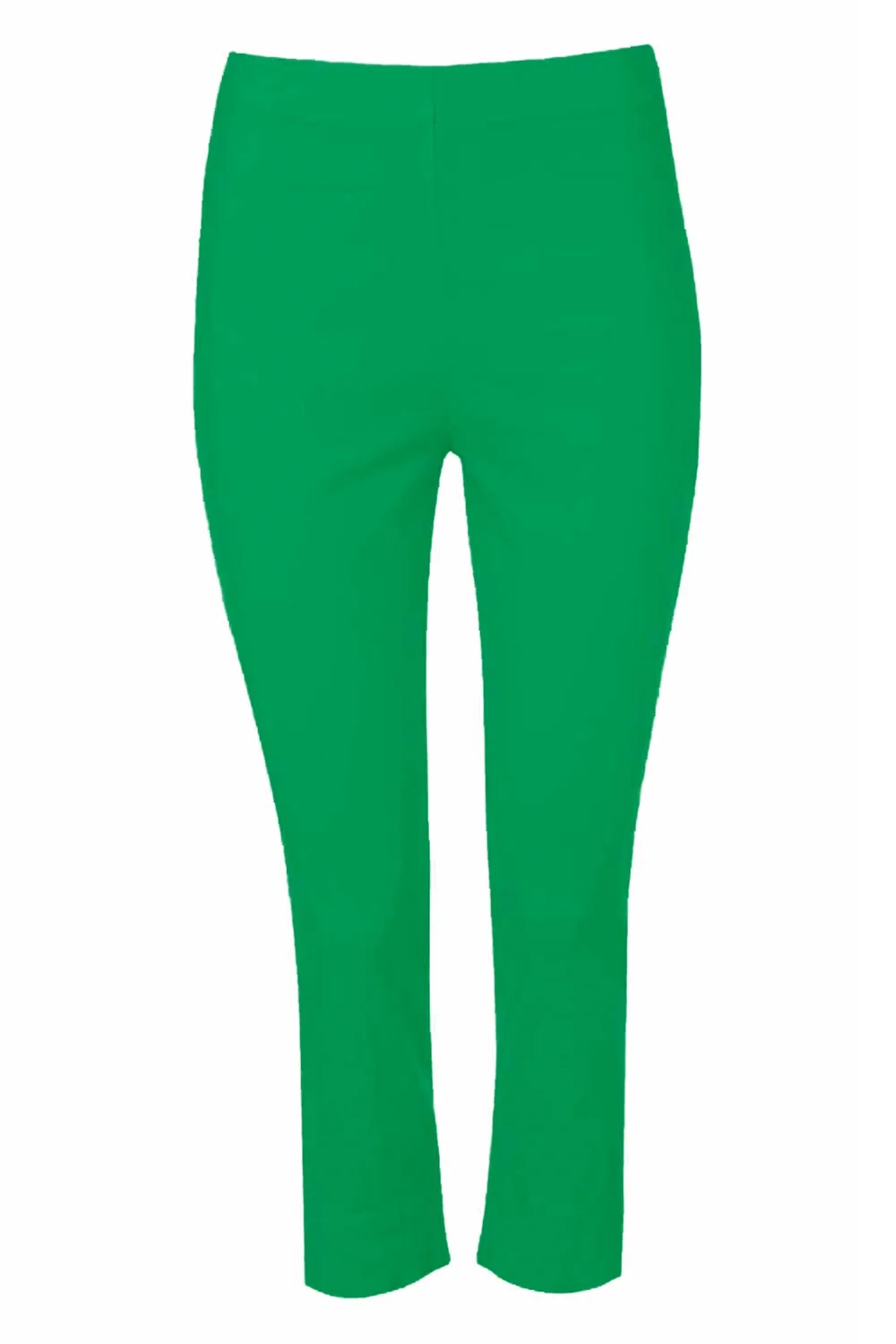 Roman Green Cropped Stretch Trouser Capri Summer Leggings 3/4 Pedal Pushers - 12 Image 4