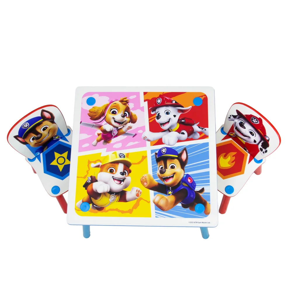 Paw Patrol Children's Table and Chairs Set - One Size Image 2