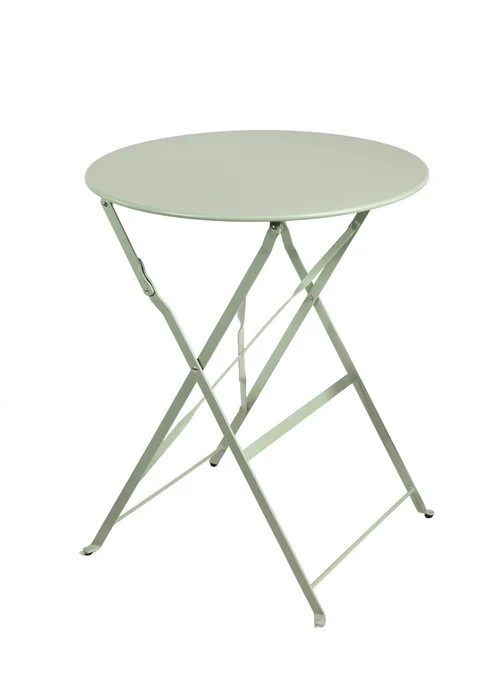 Premier Decorations Sage Green Reims 2 Seater Metal Bistro Set - One Size Image 2