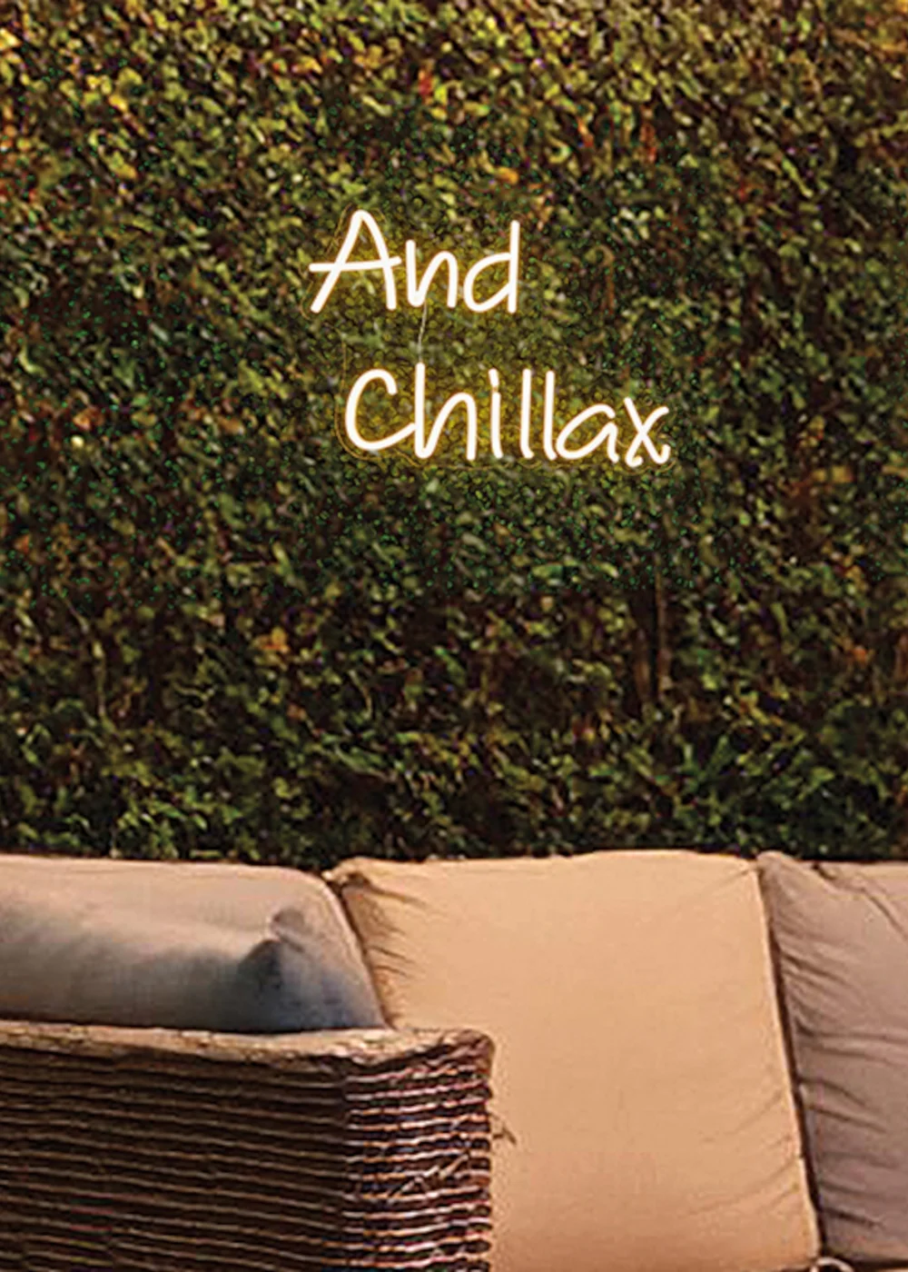 Premier Decorations LED Neon And Chillax Wall Sign - One Size Image 3