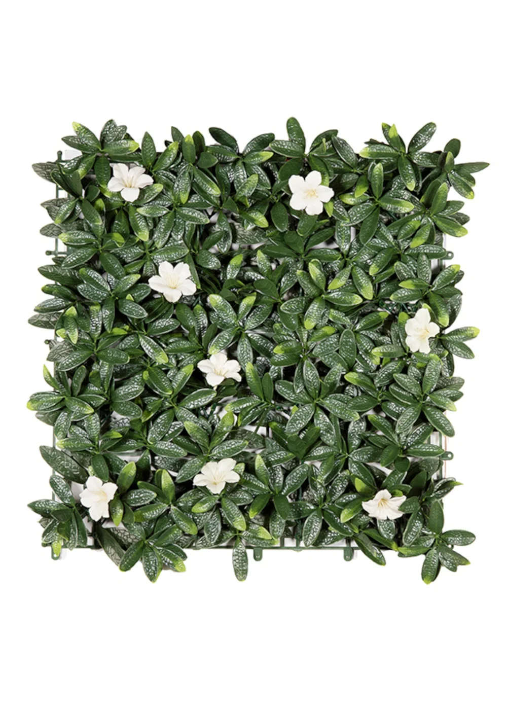 Premier Decorations Artificial Living Wall White Azalea - One Size Image 1