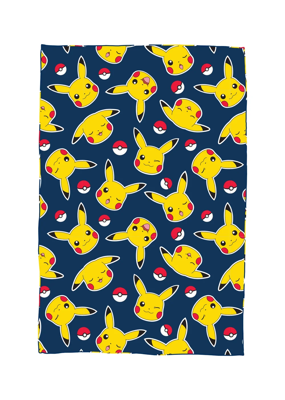 Pokemon Blue Retro Fleece Throw - One Size Image 4