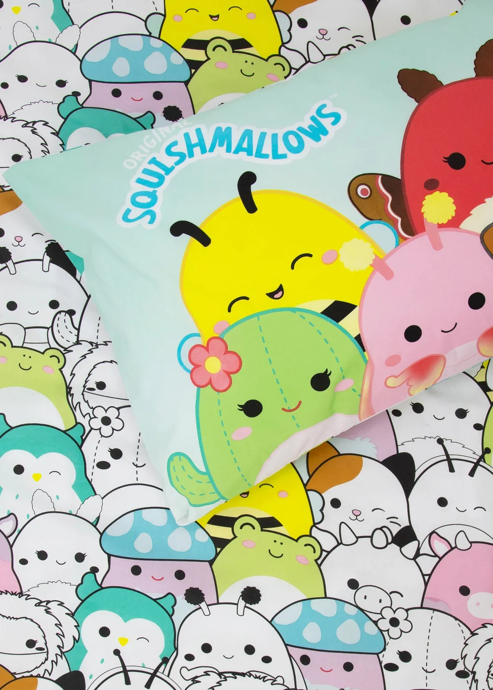 Squishmallows Multi Flash Polycotton Duvet Cover Set - Single Image 4