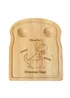 Personalised Memento Company Light Brown Dinosaur Egg & Toast Board - One Size Image 1