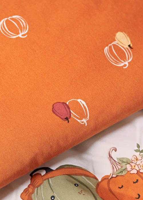 Cream Pumpkin Duvet Set - Single Image 2
