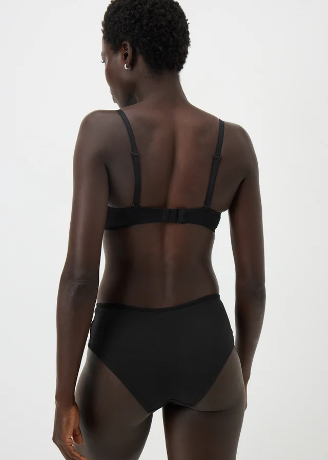 5 Pack Black Short Knickers