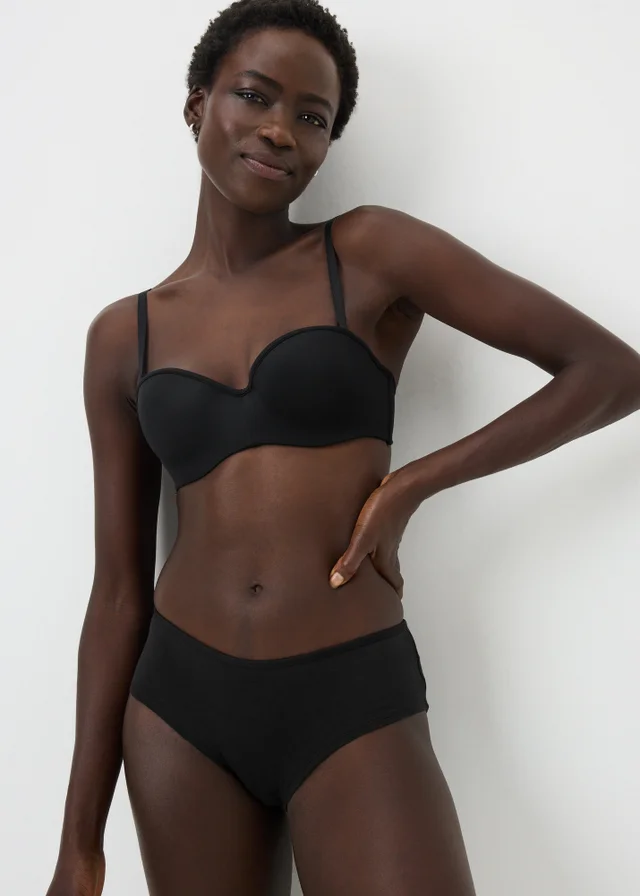 5 Pack Black Short Knickers