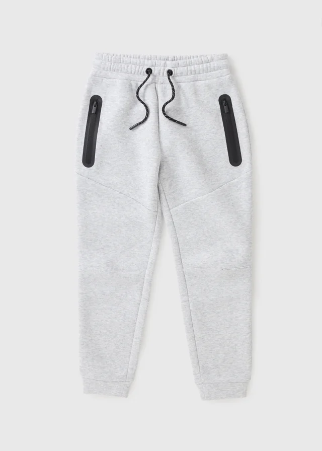 Souluxe Boys Grey Sports Co Ord Jogging Bottoms (7-15yrs)