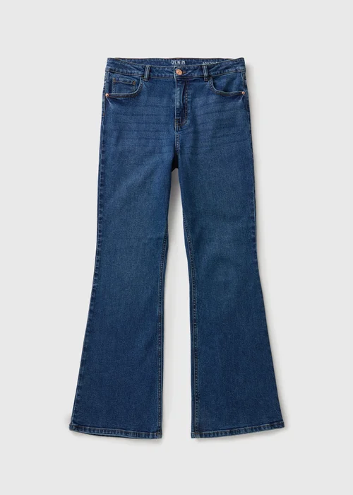 Darkwash Bootcut Jeans - 8/L29 Image 4