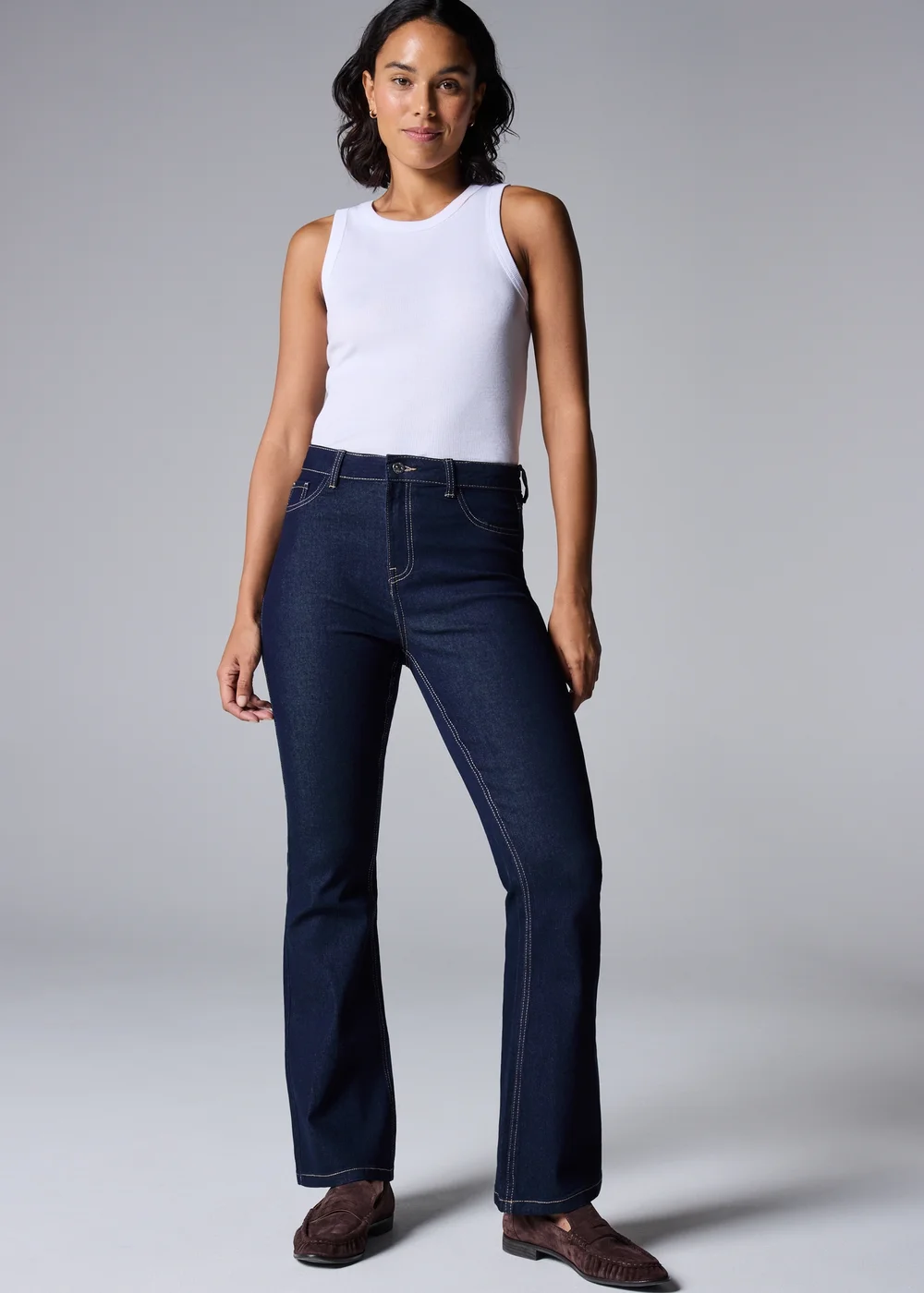 Rinsewash Bootcut Fit Jeans - 8/L29 Image 1