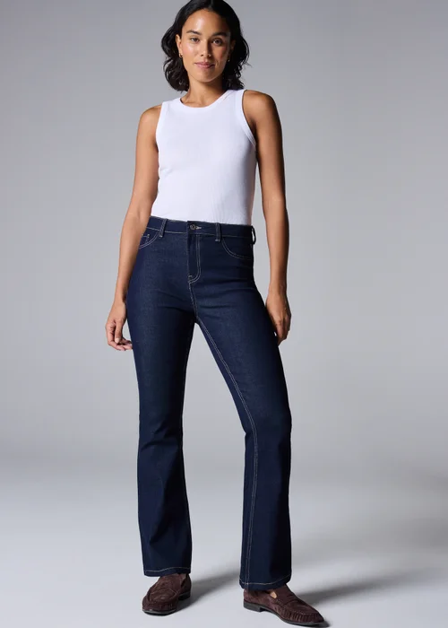 Rinsewash Bootcut Fit Jeans - 8/L29 Image 1
