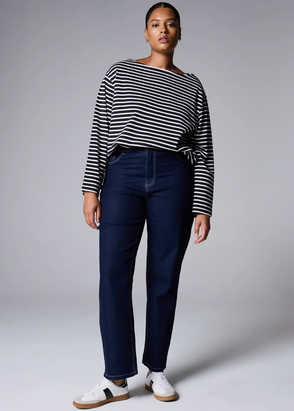 Rinsewash Straight Leg Jeans - 8/L29 Image 1