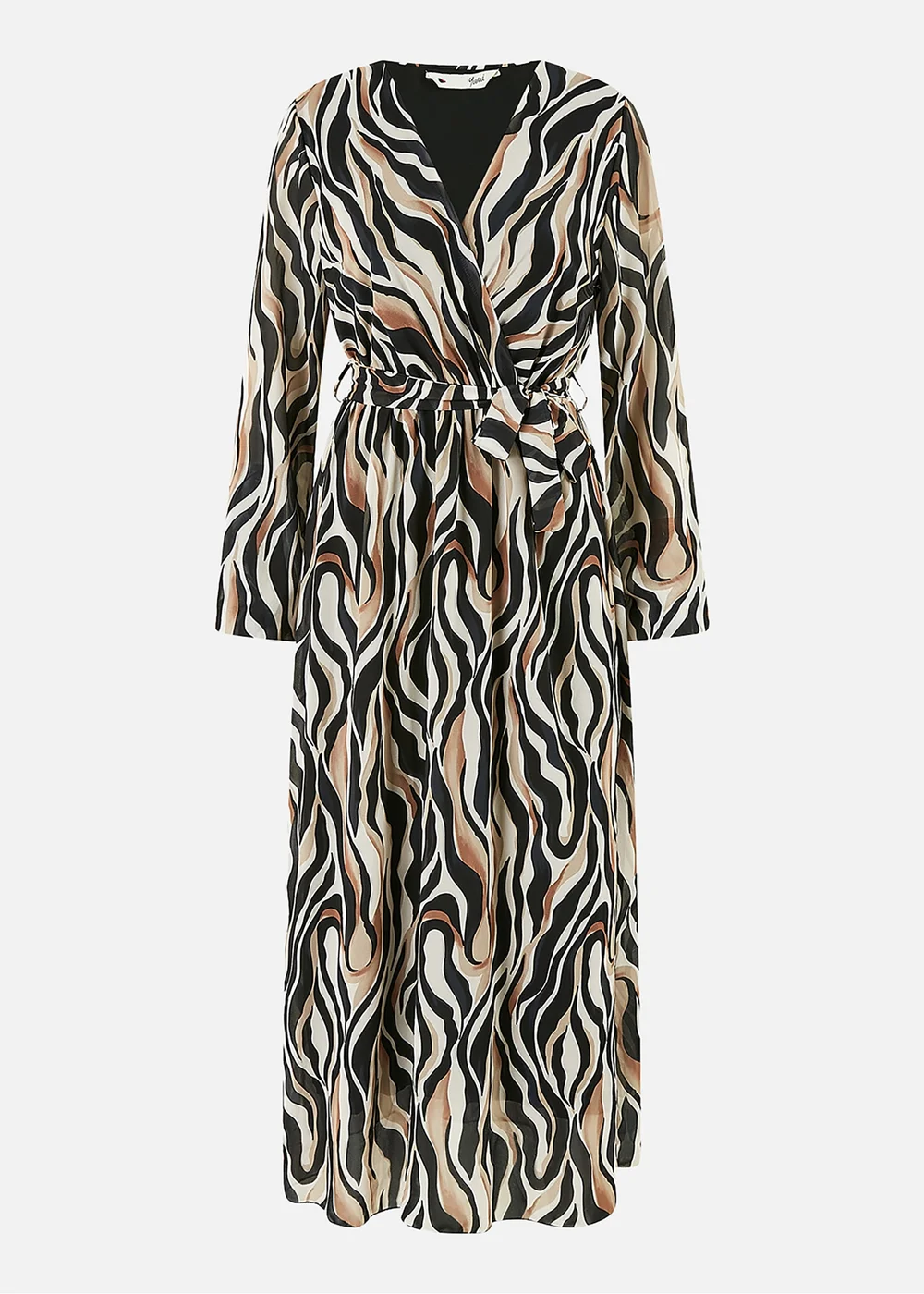Green Leopard Print Dress Yumi Brown Animal Swirl Midi Wrap Dress 16 Green Leopard Print Dress Yumi Brown Animal Swirl Midi Wrap Dress 16