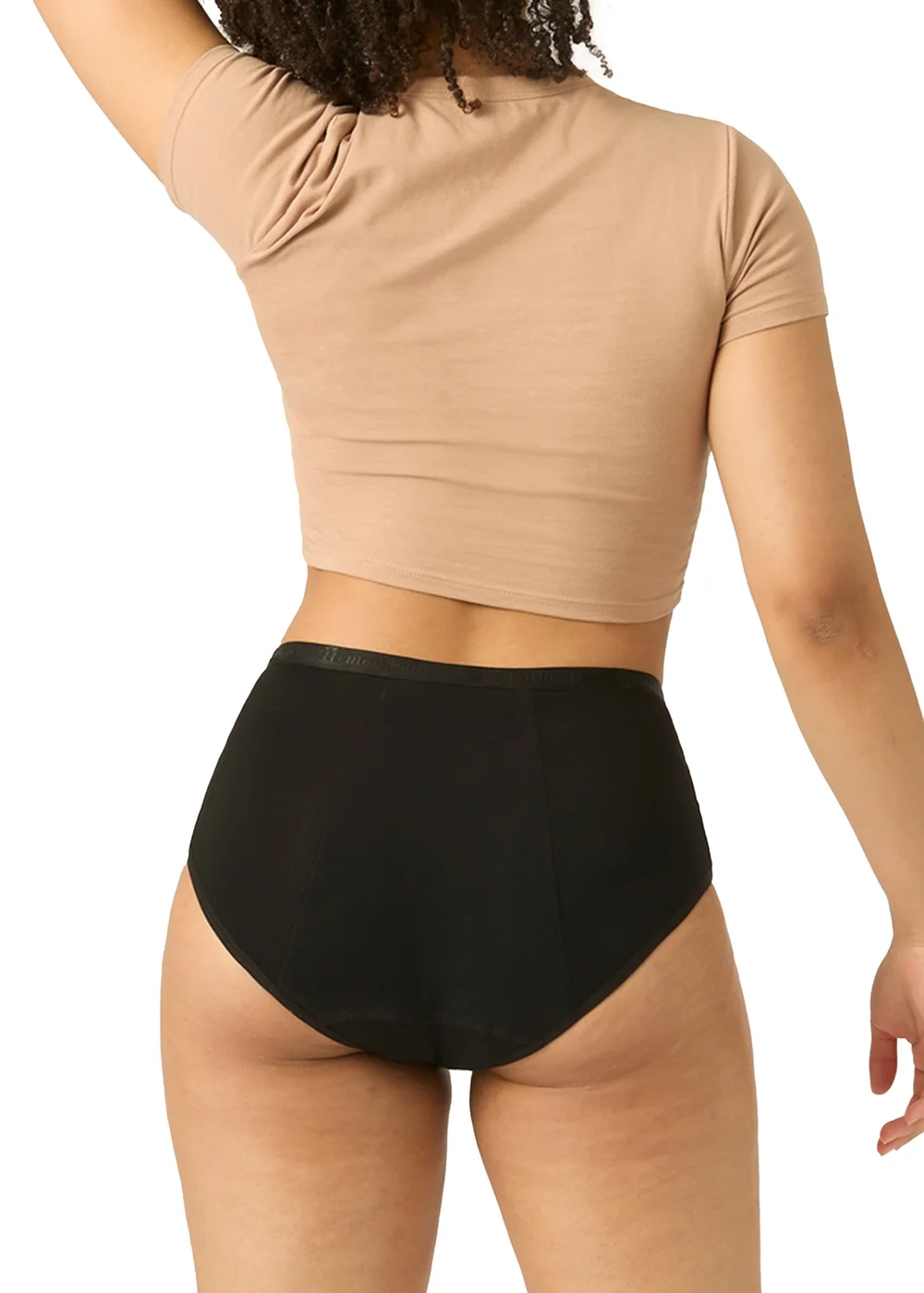 Modibodi Black Moderate/Heavy Period Full Brief Pants - 8 Image 2